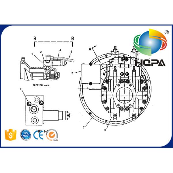 209-5921 2095921 Hydraulic Main Pump Seal Kit For Excavator E330C 330C