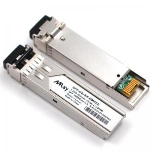 Buy cheap LC DDM SFP Transceiver Modules 1000BASE SX Multimode 850nm 550m product