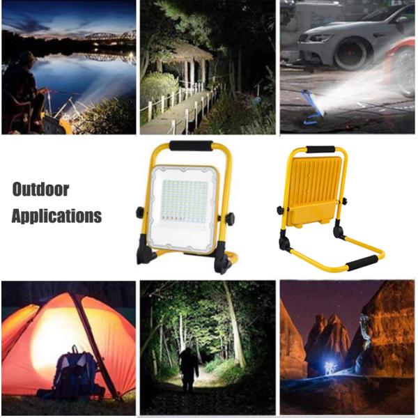 IP65 Rechargeable Portable LED Floodlight For Camping