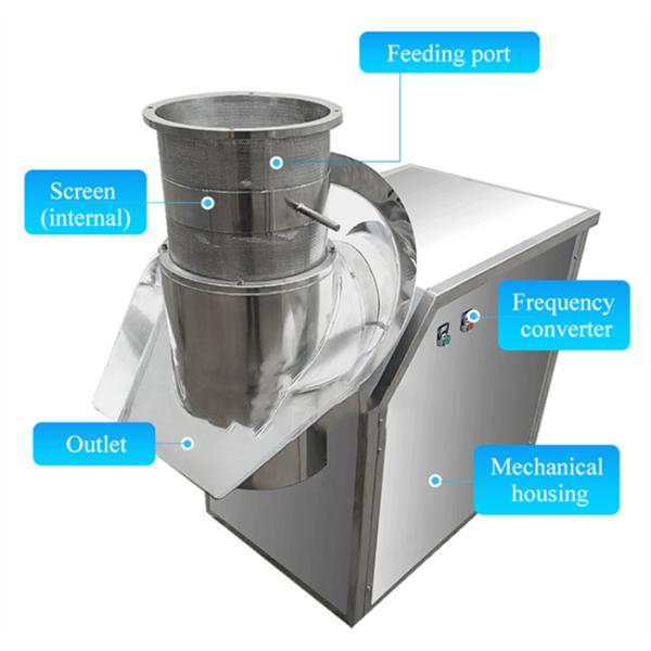 Stainless Steel Pharmaceutical Rotating Granulator Machine Revolving Granulator Extruding Machine