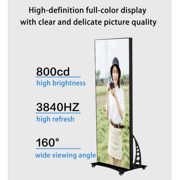 Floor Standing P2.5 Large Poster Advertising Machine LED Digital Advertising Screen Price