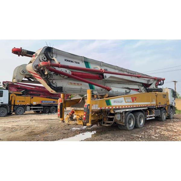 HB62V 62m Used Concrete Pump Truck 2019 XCMG Refurbished Concrete Pumps