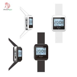 China Restaurant wireless calling system best price wrist watch pager on sale