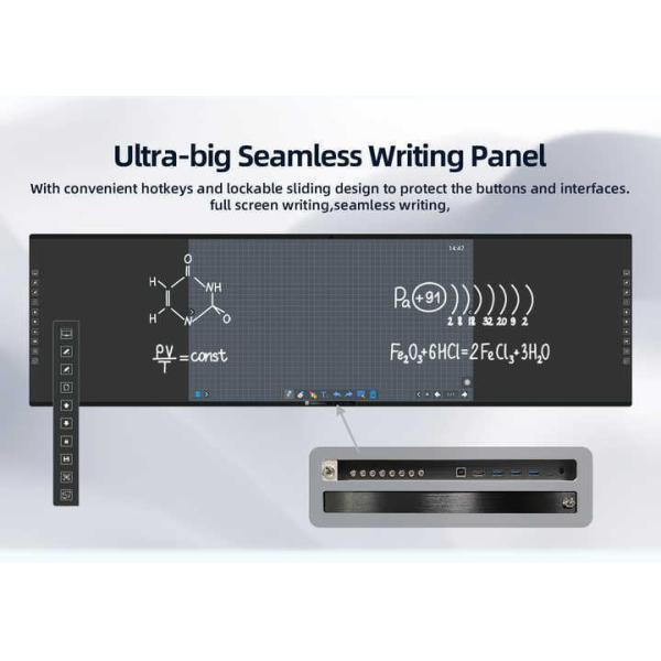 86 Inch Smart Digital Blackboard, School Teaching Blackboard With Projector