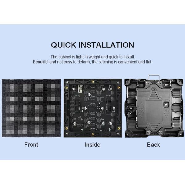 Lightweight Indoor Full Color LED Display 1000CD/M² Brightness Wide Viewing Angle