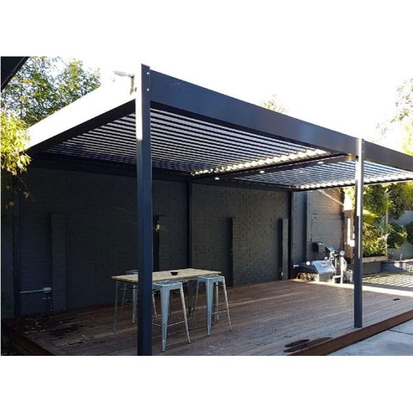 PROLOUVER Cheap Price Aluminum Louvered Roof Pergola Kits Hot Sale