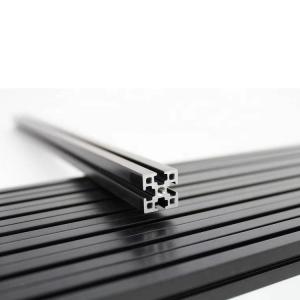Buy cheap Black Anodized T Slot Aluminium Extrusion Profile ISO9001 product