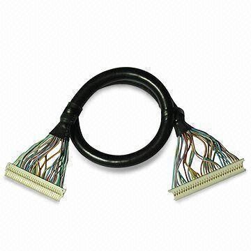 Power Cable 2 Wire Custom Wiring Harness Assembly with PVC Tube and Copper Conductors