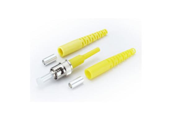 Quality Yellow Boot Fast Connect Fiber Connectors , ST / UPC 2.0mm Duplex Sc Fiber Optic Connector for sale