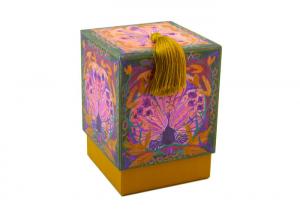 Buy cheap Tassel Exquisite Luxury Candle Boxes , Candle Gift Box Handmade Non Toxic product