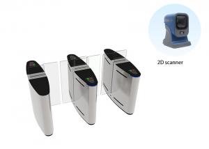 Buy cheap Sliding Speed Access Control Gate With Finger Print / Face Recognition Function product