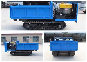 China 10hp 2.0 Tons Blue Hydraulic Tracked Dump Truck on sale