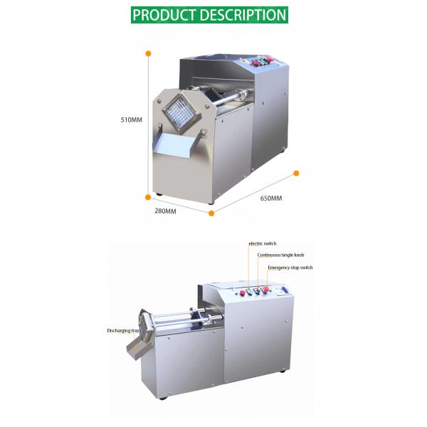 Electric cucumber cutting machine / potato finger chips cutting machine / carrots sticks making machine