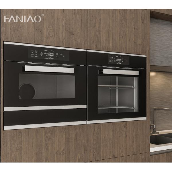 Modern Wooden Kitchen Cabinet Designs 304 Stainless Steel Kitchen Cabinet For Villa