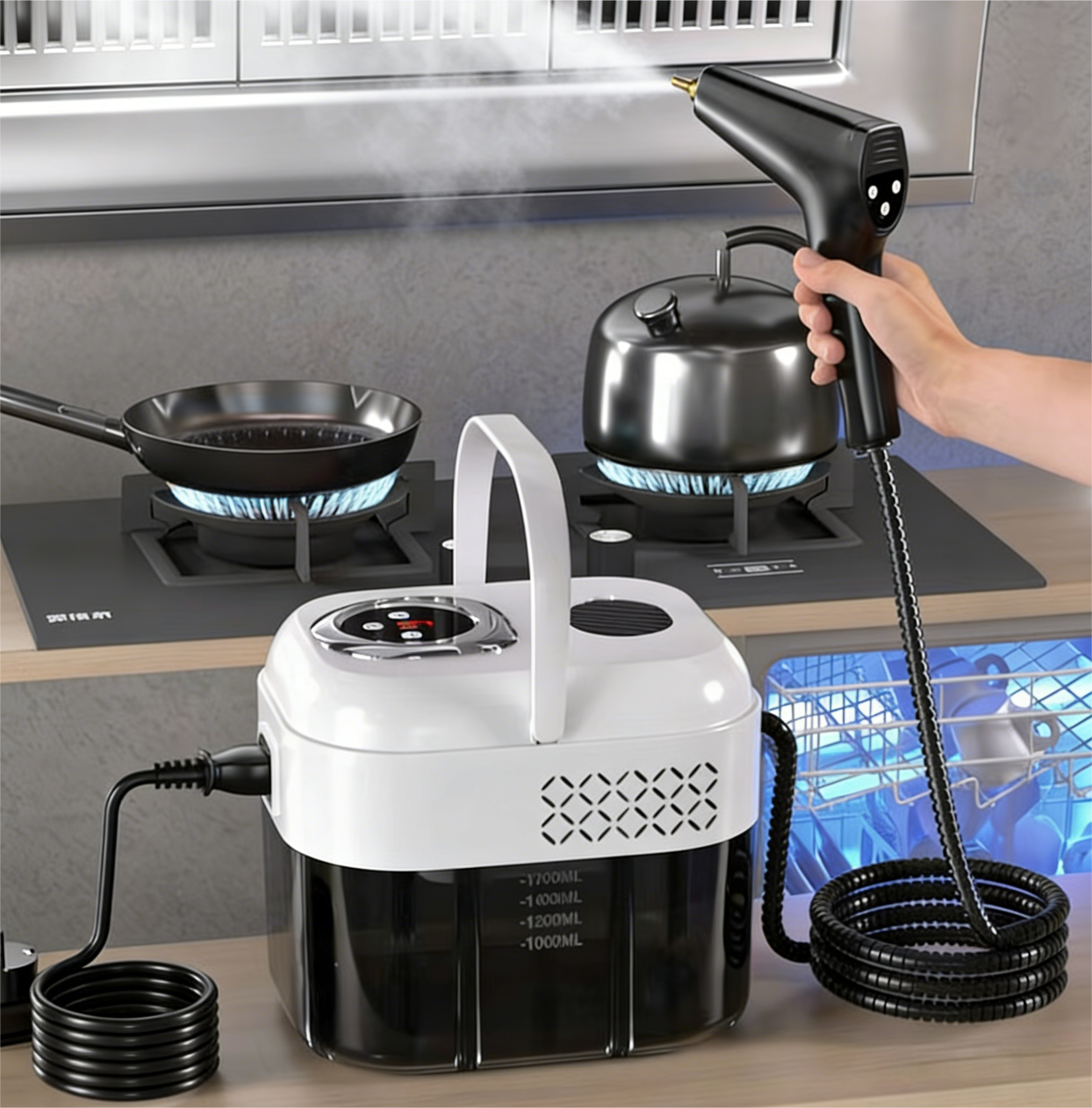 High Temp Steam Cleaning Machine For Fabric Stain Multi Surface Steam Cleaner