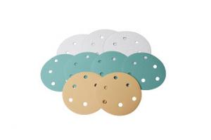 Buy cheap White Green Velcro Sanding Discs 150mm 80 Grit Velcro Abrasive Discs product