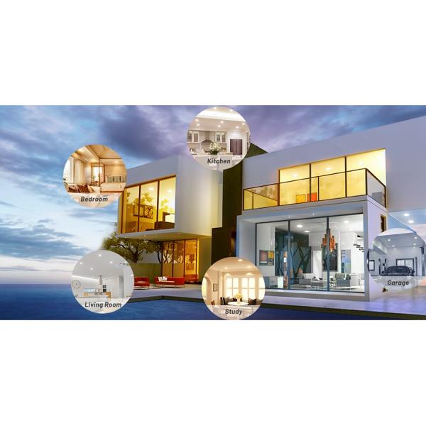 All In One Adjustable Dimmable LED Downlights 7W 3000k Interchangeable