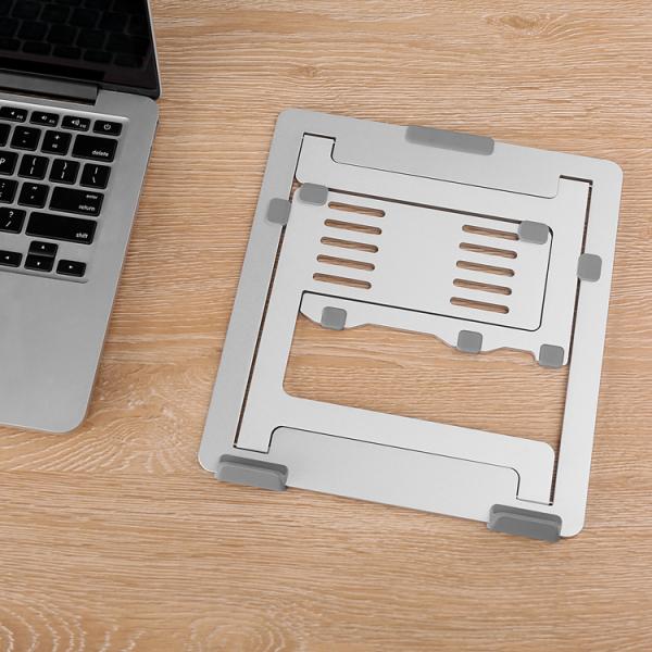 15.6 Inch Adjustable Desktop Computer Stand , 3.5mm Thick Minimalist Laptop Table