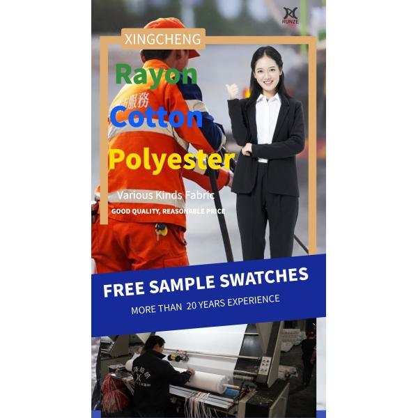 100% Polyester 220D Twisted Twill Woven Gabardine Fabric in Workshop Uniform Cloth