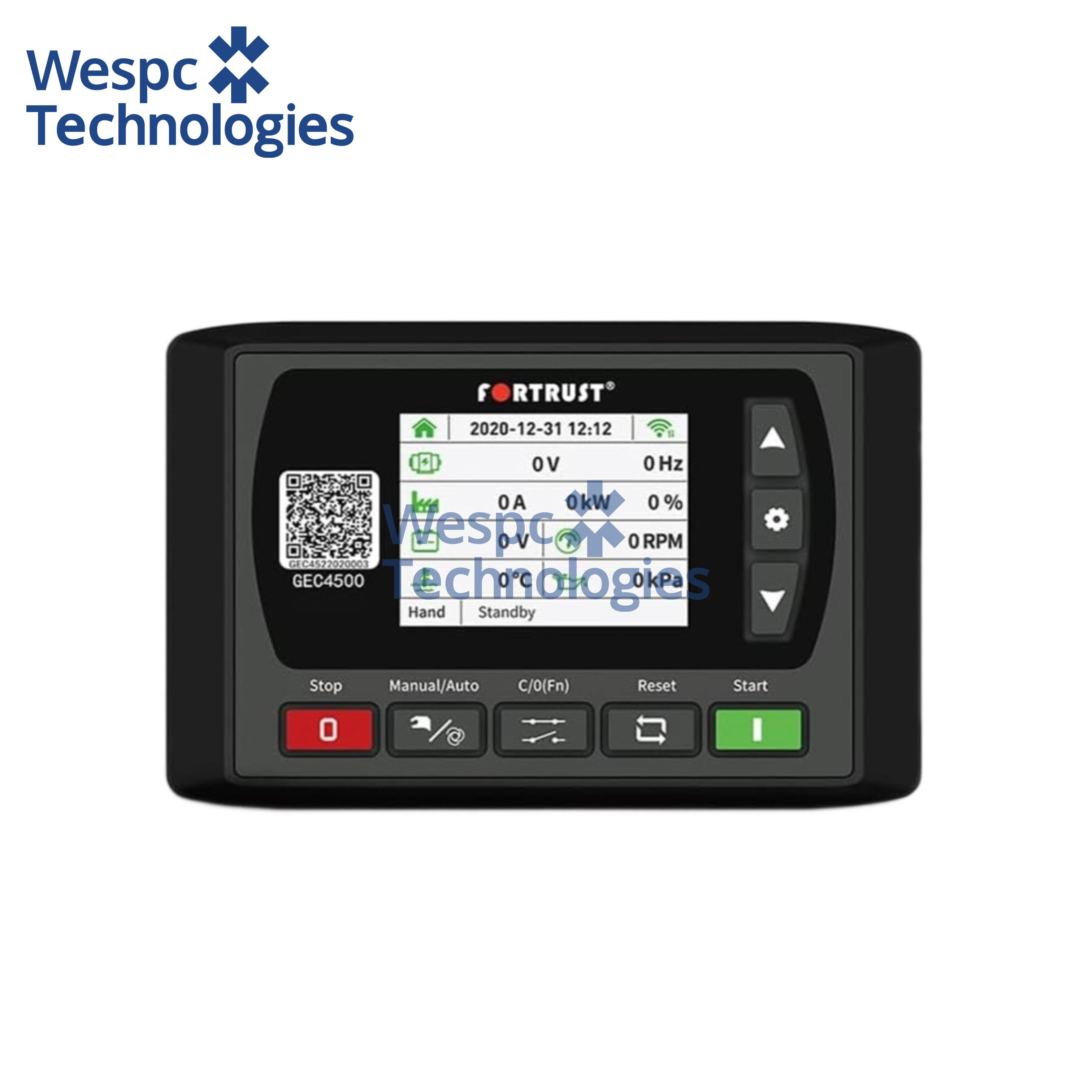 WESPC Original GEC4520-485-CAN Generator Control Panel Auto Mains Failure Controller