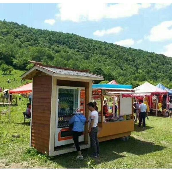 OEM ODM Outdoor Drink Vending Machine , Soda And Snack Vending Machine