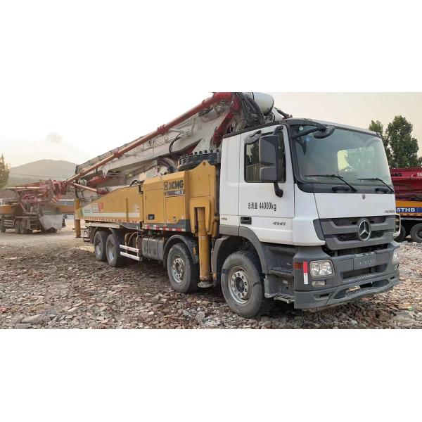 HB62V 62m Used Concrete Pump Truck 2019 XCMG Refurbished Concrete Pumps