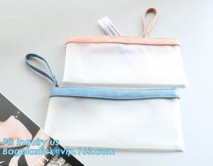 China promotion zipper pencil bag, Waterproof and shockpfoof Triangular pencil bag silicone pencil bag students on sale
