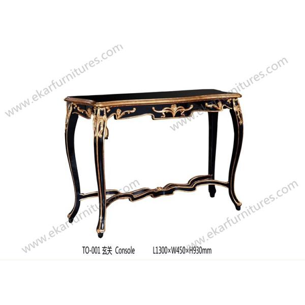 Art deco console table mirrored console table antique apricot console table FH-108