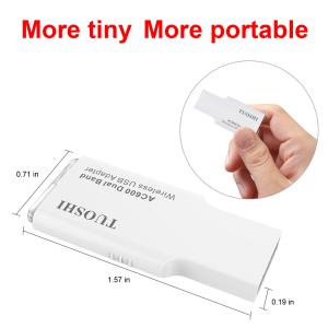 600Mbps USB Outdoor WiFi Antenna PC Desktop Computer Ethernet Wifi Dongle