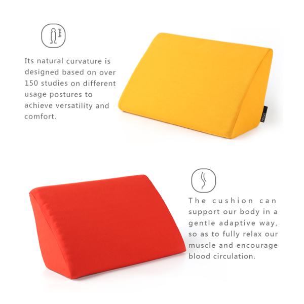 Pain Relief Foam Wedge Pillow , Reflux Memory Foam Triangle Wedge Pillow