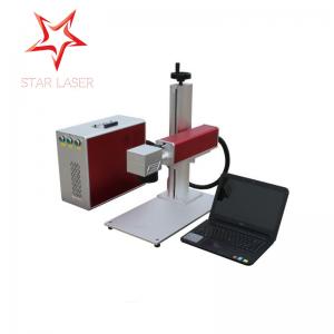 Carbon Steel 30W  Fiber Laser Marking Machine With Long Span Working Life