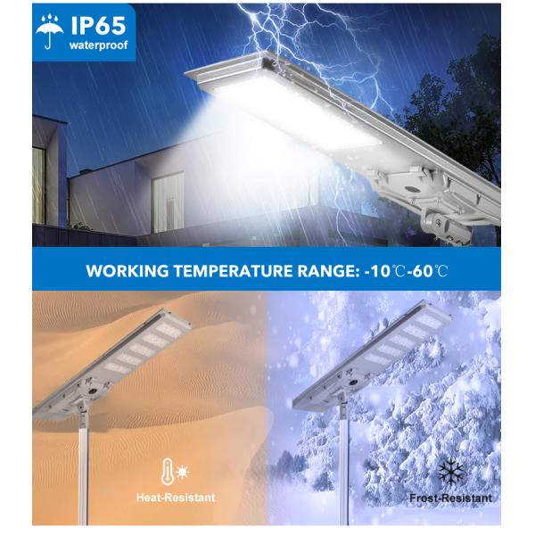 Outdoor Lighting Ip65 Waterproof ABS Solar Light 100w 200w Integrated All in One Solar Led Street Light