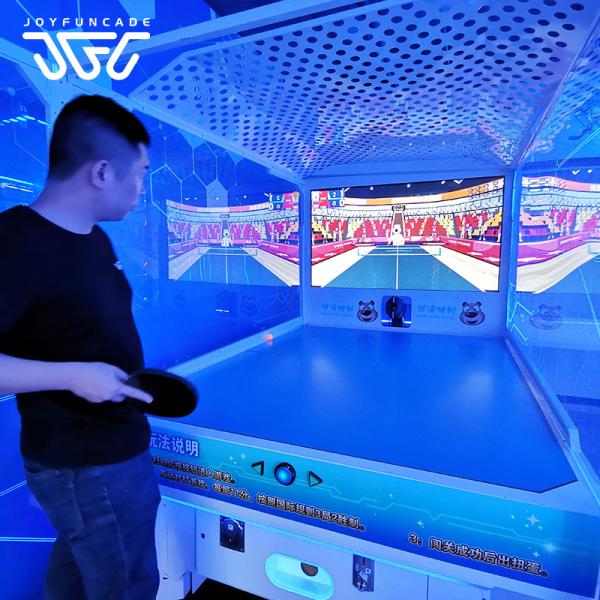 Interactive AR Table Tennis Simulator for 1-2 Players