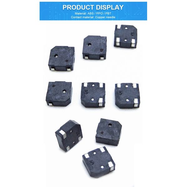3V Electromagnetic 5*5*2MM Patch Passive Electronic Alarm Buzzer