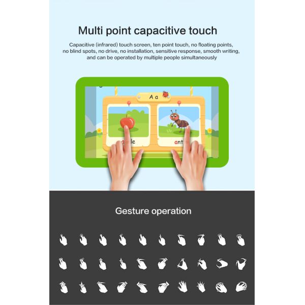 Stand 43 inch LCD interactive touch coffee table with embedded PC Win10 OS