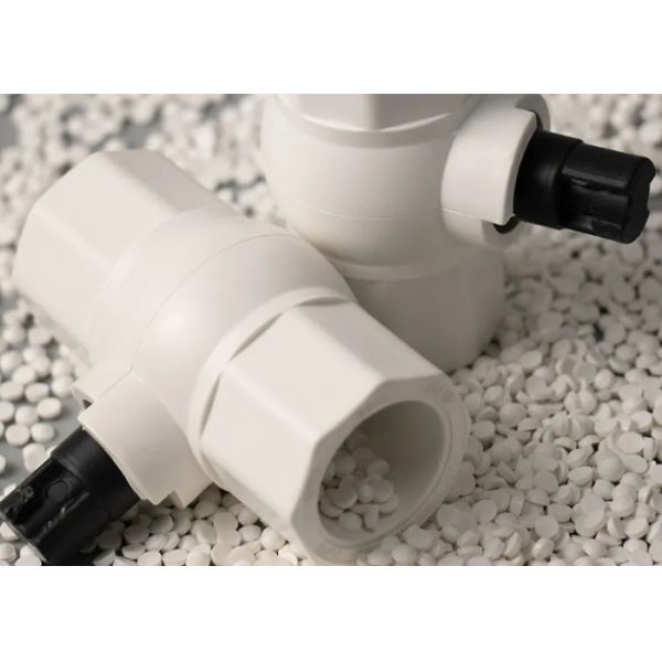 Rigid Injection PVC Compounds For 400mm Pipe Fittings