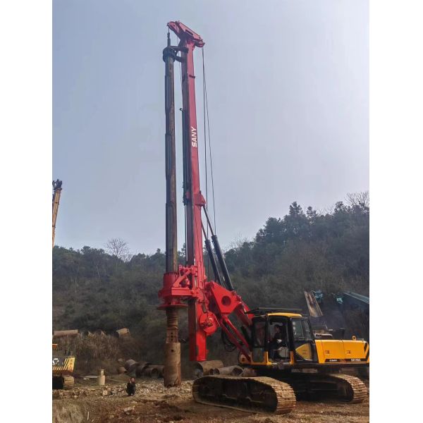 Shacman SR150 Refurbished Rotary Drill Rig Second Hand Borewell Machine 18432mm