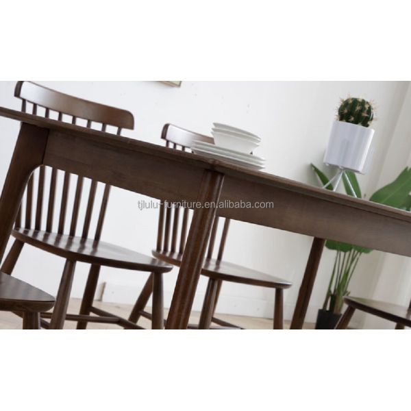 Customizable Solid Wood Dinning Table Set for Professional and Stylish Dining Room