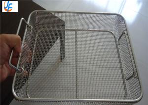 Buy cheap Medical Sterilization Stainless Steel Wire Basket Special Weave 0.02mm Tolerance product