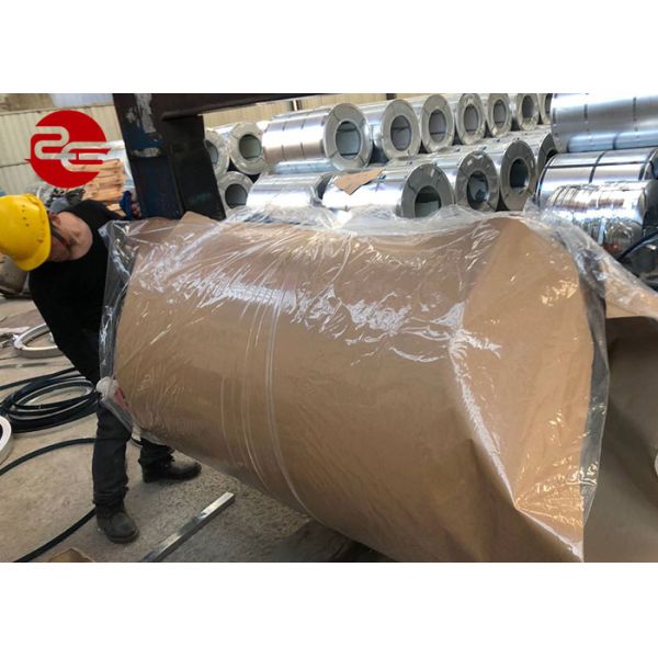 Hot Dip Galvanized Steel Roll Oiled Plus Chromated Surface SGS Approval