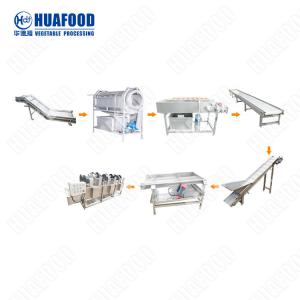 Buy cheap Commercial Root Washer Fruit Washing Machine Fruit And Vegetable Freezing Line Damage-free Cleaning Line product