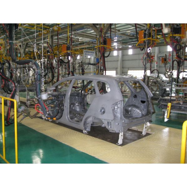 Production Assembly Line In Automotive Industry , Car Manufacturing Assembly Line