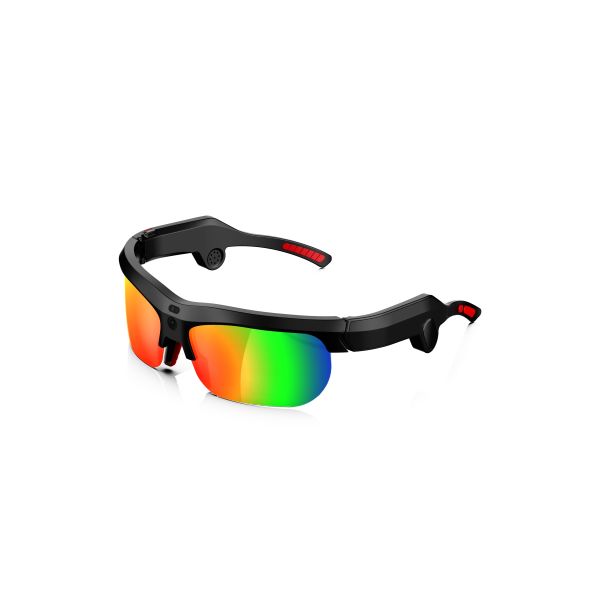 E08 Eye Protect Cycling Sunglasses 1300W Pixel Anti-Shake Lens