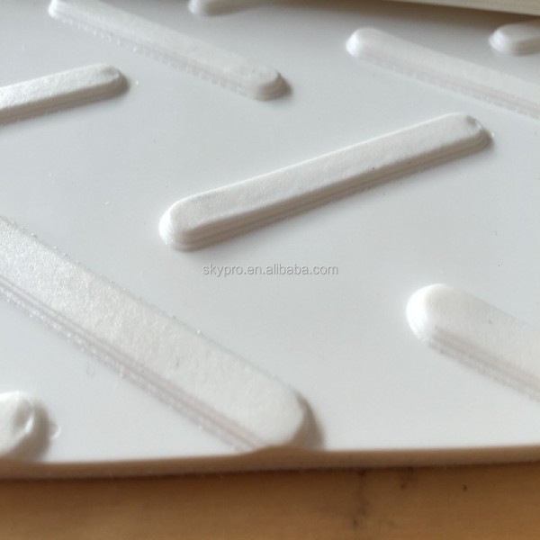White PU Diamond Pattern Anti-static Conveyor Belt for Dough Sheeter