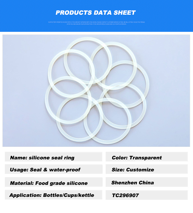 Leak Proof Silicone Sealing Rings Gaskets For Water Bottles Cups High Durability Perfect Fit For Secure Sealing