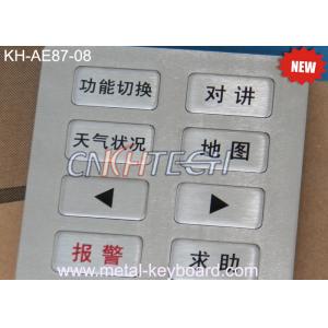 USB connection 8 Buttons keypad numeric customization layout vandal resistant