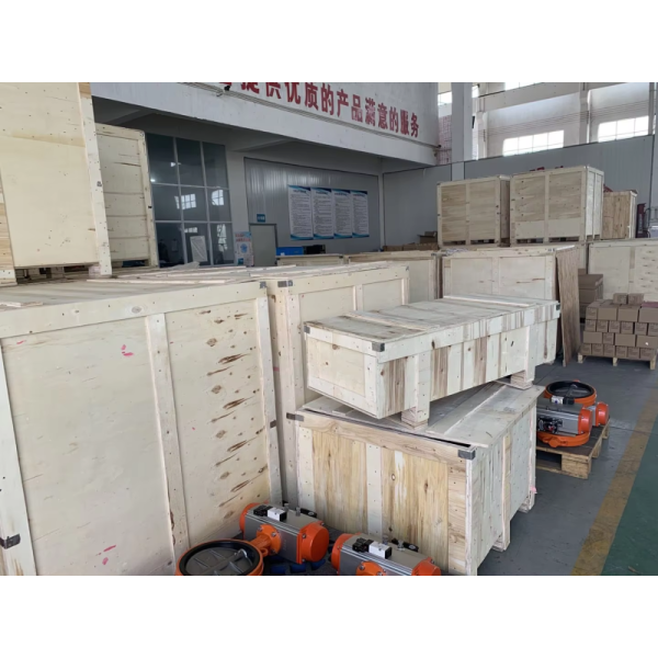 304 SS 2-8 Bar Double Acting Pneumatic Actuator In Butterfly Valve