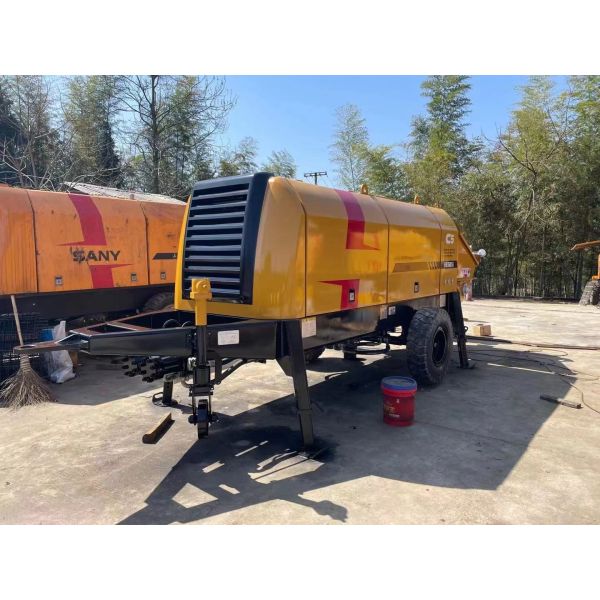 6860 Kg Used Second Hand Concrete Pumps HBT6016 186KW Deutz Engine