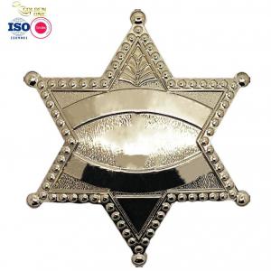 China Soft Enamel Lapel Pin Badge Shiny Metal Zinc Alloy Star For Brooch on sale