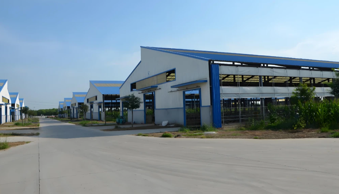Completed steel structure building